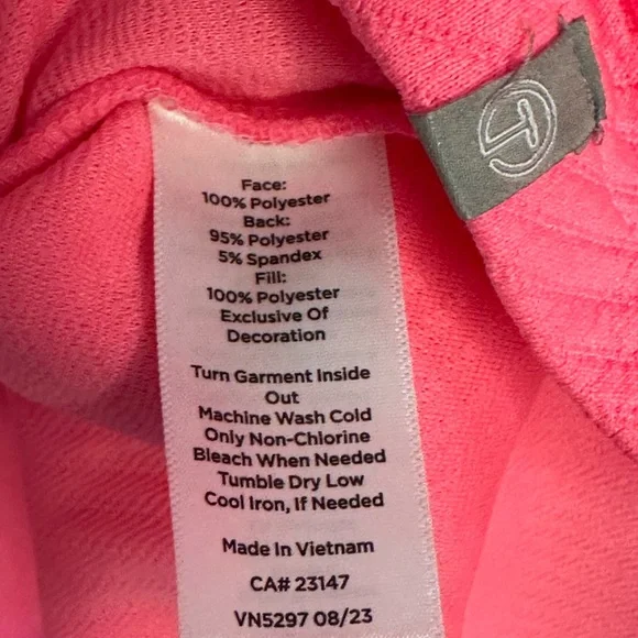 Talbots Vibrant Pink Quilted Top XL NWT - Picture 7 of 7